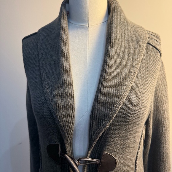 Ralph Lauren Gray/Green Toggle Cardigan, XS - Picture 9 of 16